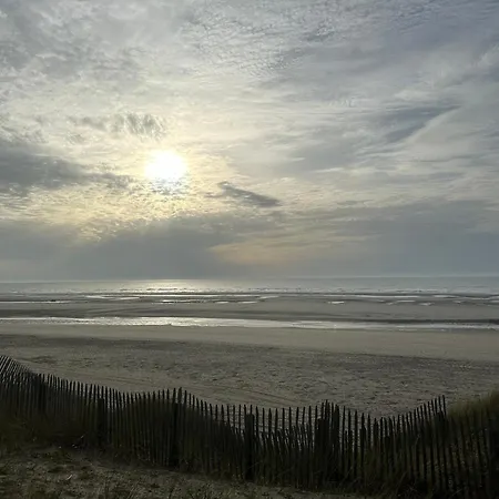 Bleu Blanc Dunes 10 Mn Berck Le Touquet Lejlighed *